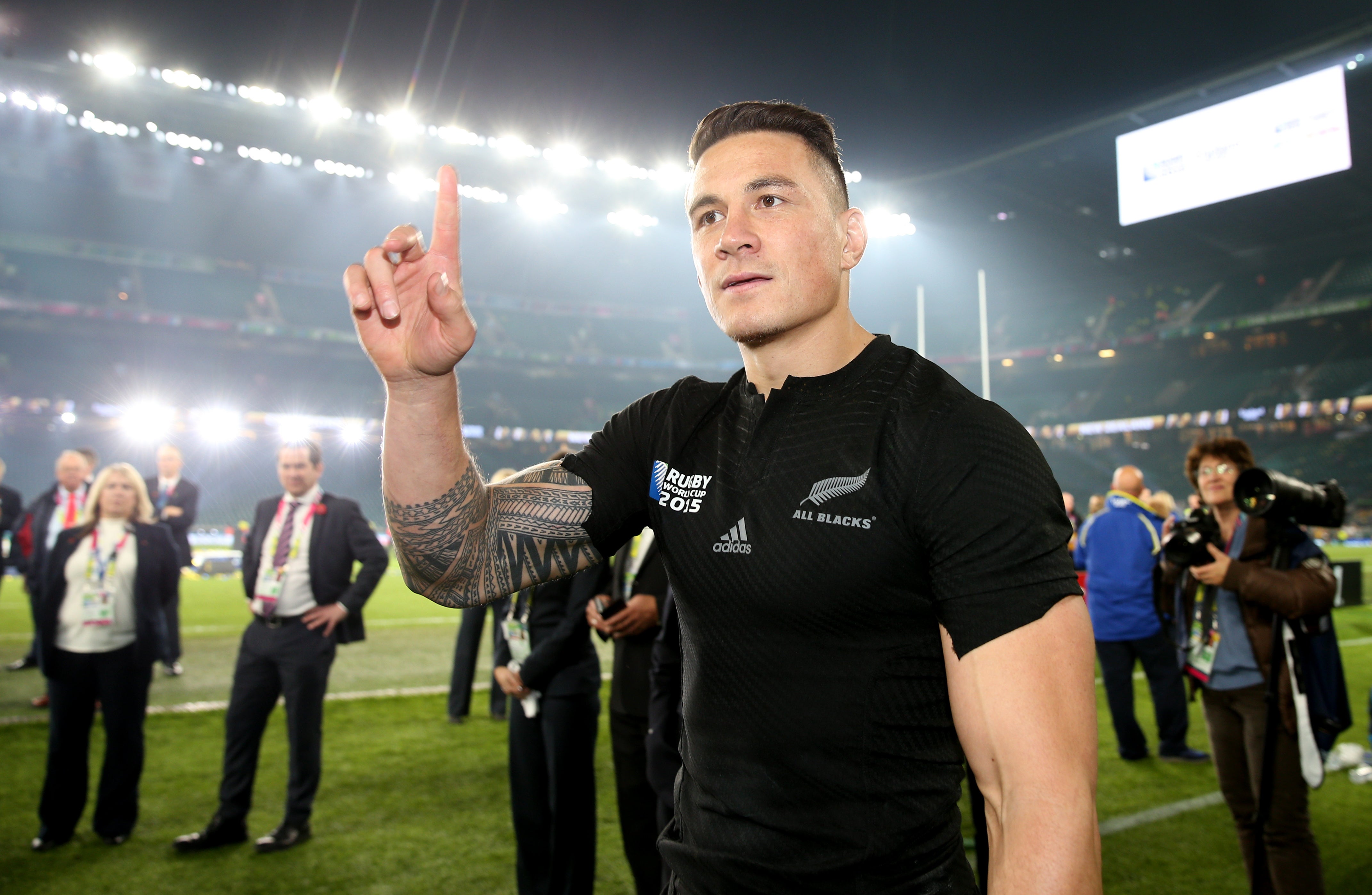 Sonny Bill Williams won back-to-back World Cups with the All Blacks