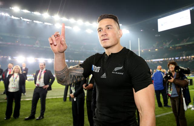 <p>Sonny Bill Williams won back-to-back World Cups with the All Blacks</p>