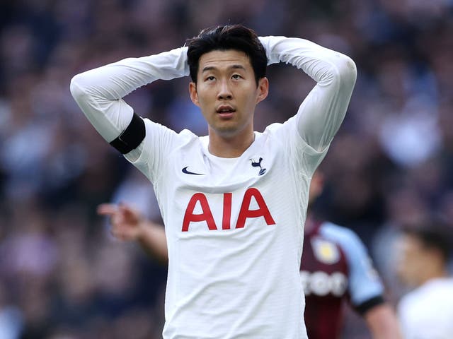 <p>Tottenham forward Son Heung-min</p>