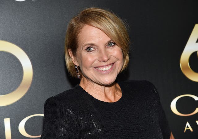 <p>Katie Couric during a media tour for the promotion of her book </p>