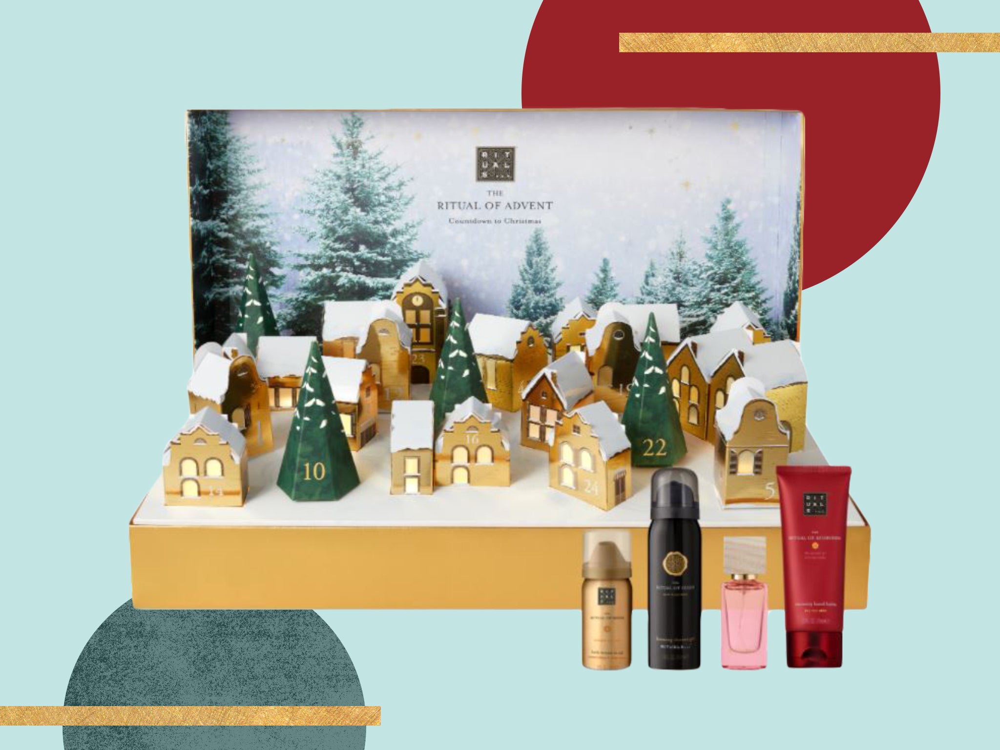 With 24 goodies hiding inside little houses and trees, it costs £89.90 and has a total worth of £150
