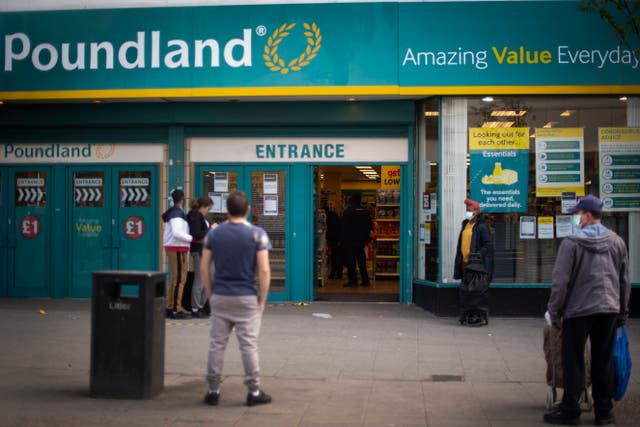 Poundland boss says supply chain issues will stay for 12 months. (Victoria Jones/PA)