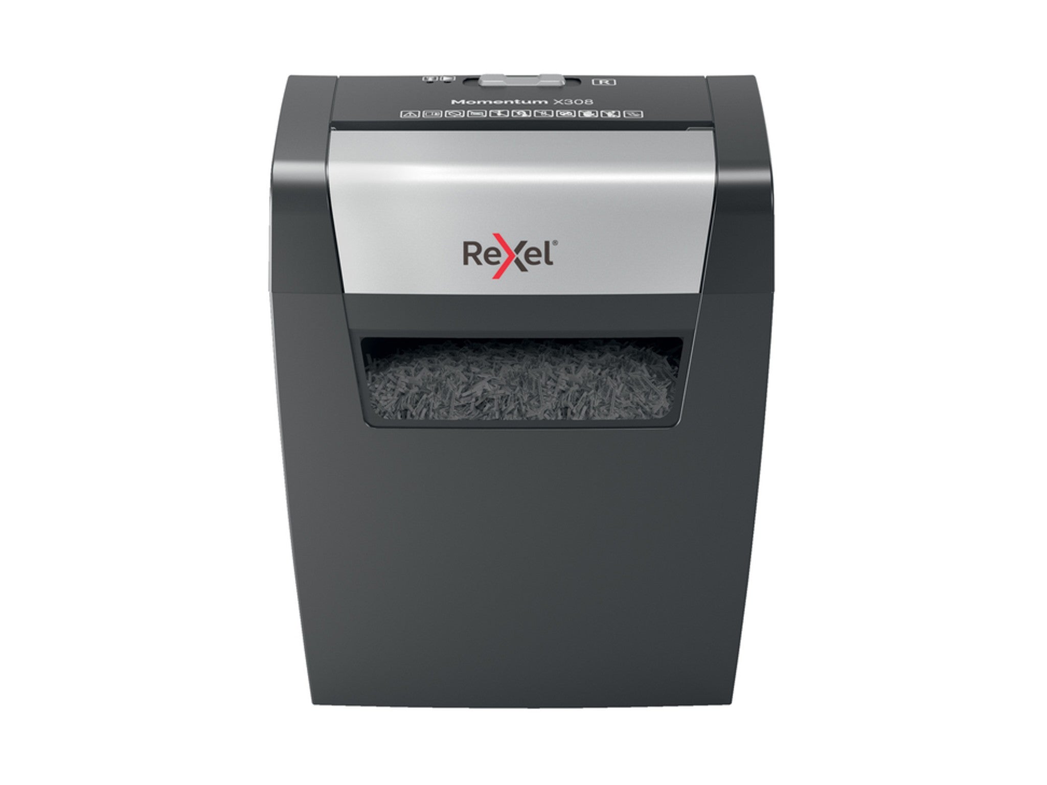 Rexel momentum X308 cross cut paper shredder black indybest