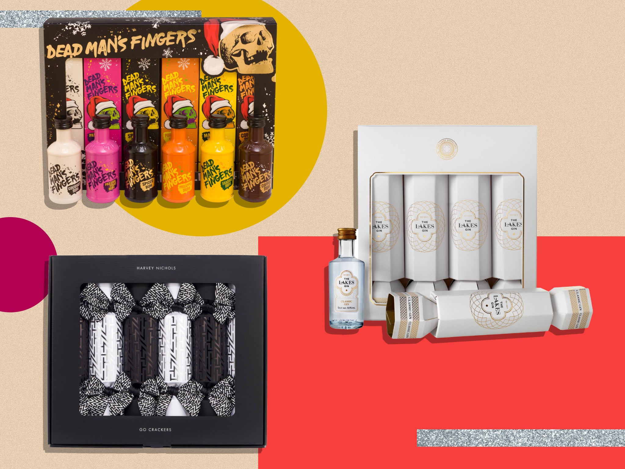 Spirits & Holiday Cracker Gift Set
