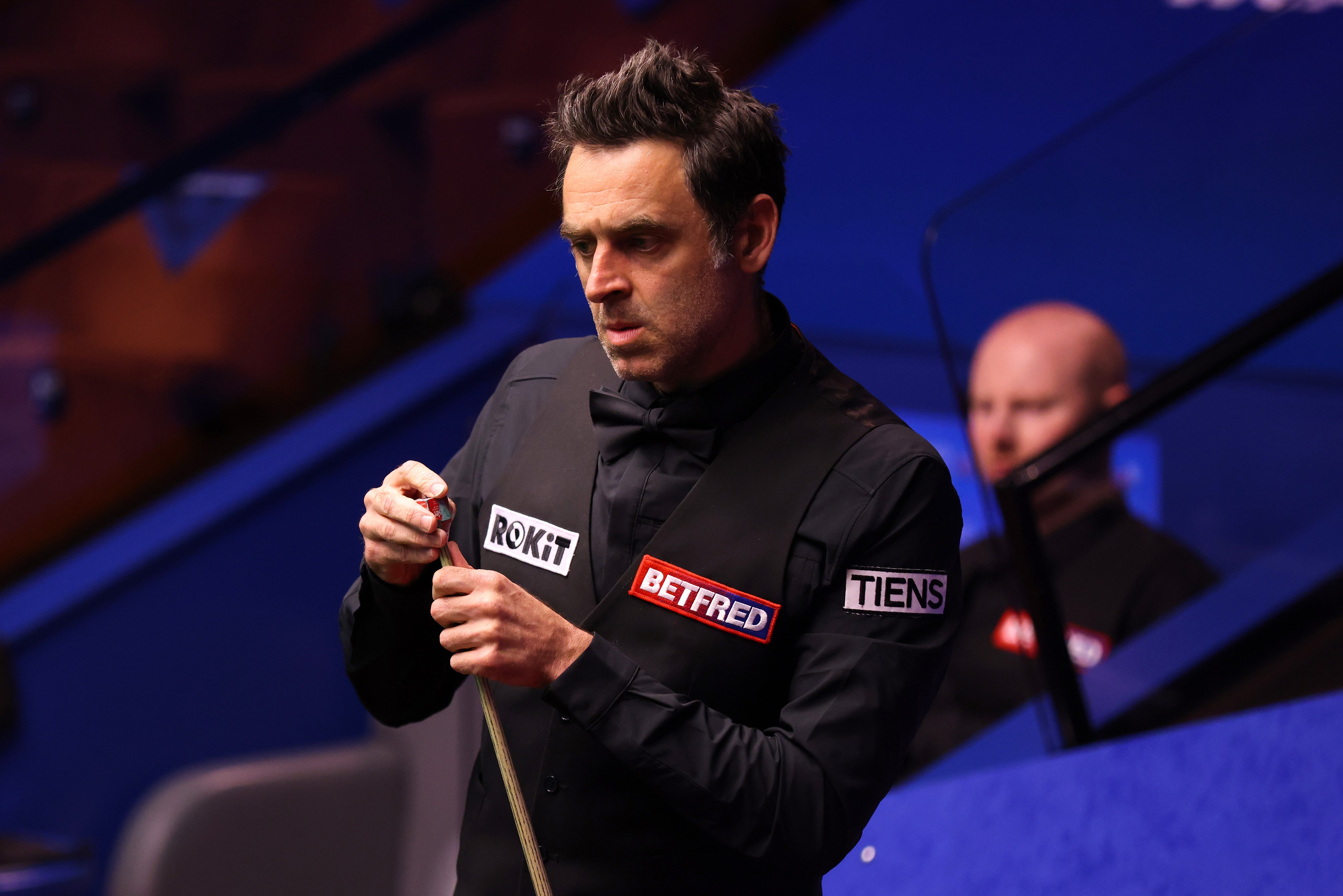 Ronnie O’Sullivan crashed out of the Northern Ireland Open (George Wood/PA)