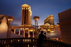 Armed man barricades himself in room at Caesars Palace in Las Vegas as SWAT teams descend