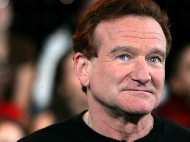 <p>Robin Williams during a TV appearance on 27 April 2006 in New York City</p>