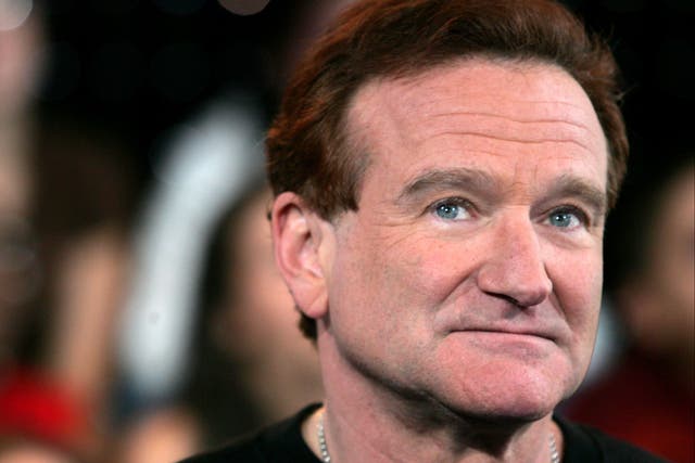 <p>Robin Williams during a TV appearance on 27 April 2006 in New York City</p>