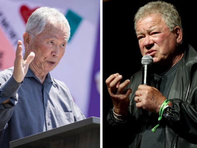 <p>George Takei and William Shatner have a long-running feud</p>