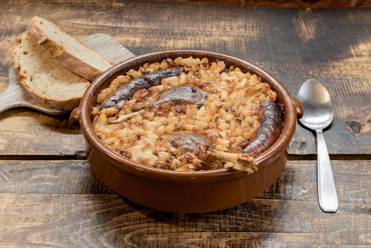 Cassoulet: Beans, duck leg, sausage and bacon