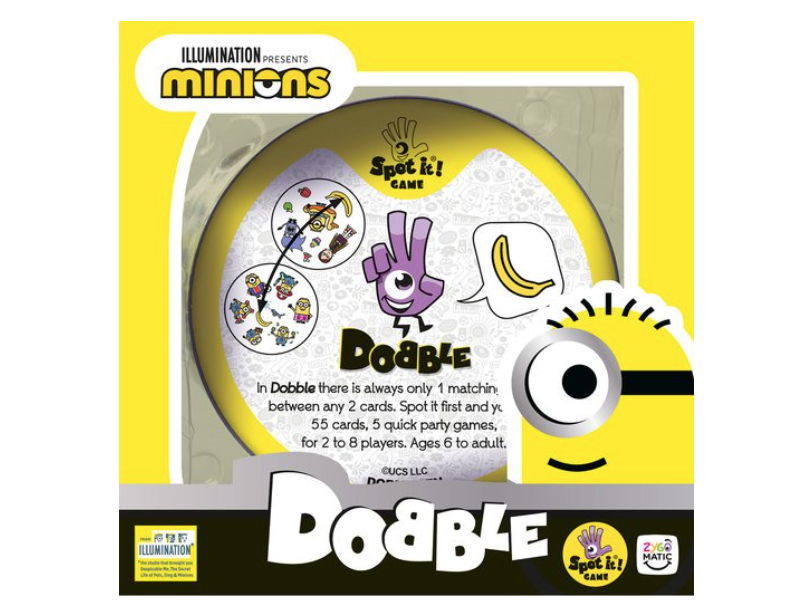 Dobble Minions Game – 5 Games in 1, £15, The Entertainer.png