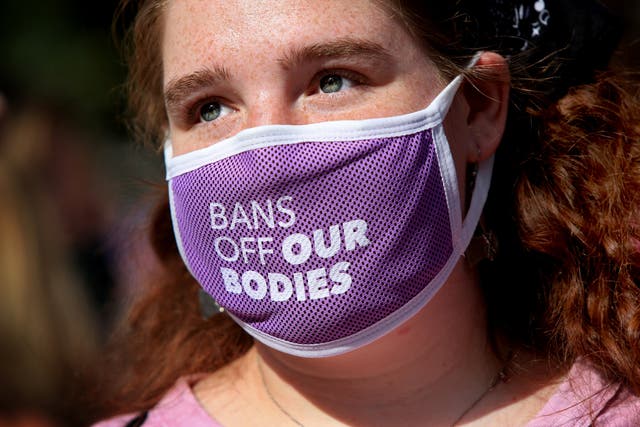 <p>Marches have been held nationwide in support of reproductive rights since Texas’s near-total abortion ban  came into effect</p>