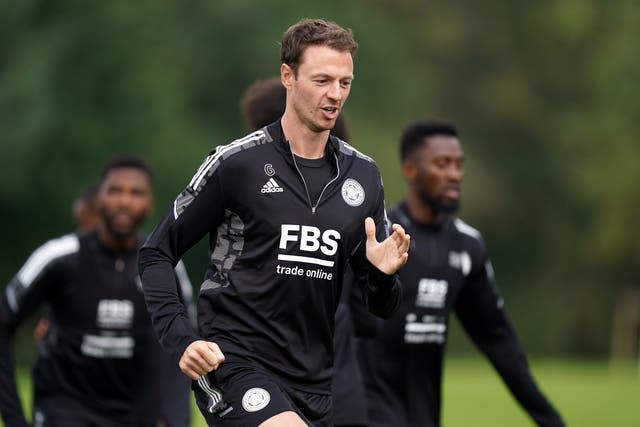 <p>Jonny Evans could return for Leicester against his old club Manchester United on Saturday (Mike Egerton/PA)</p>
