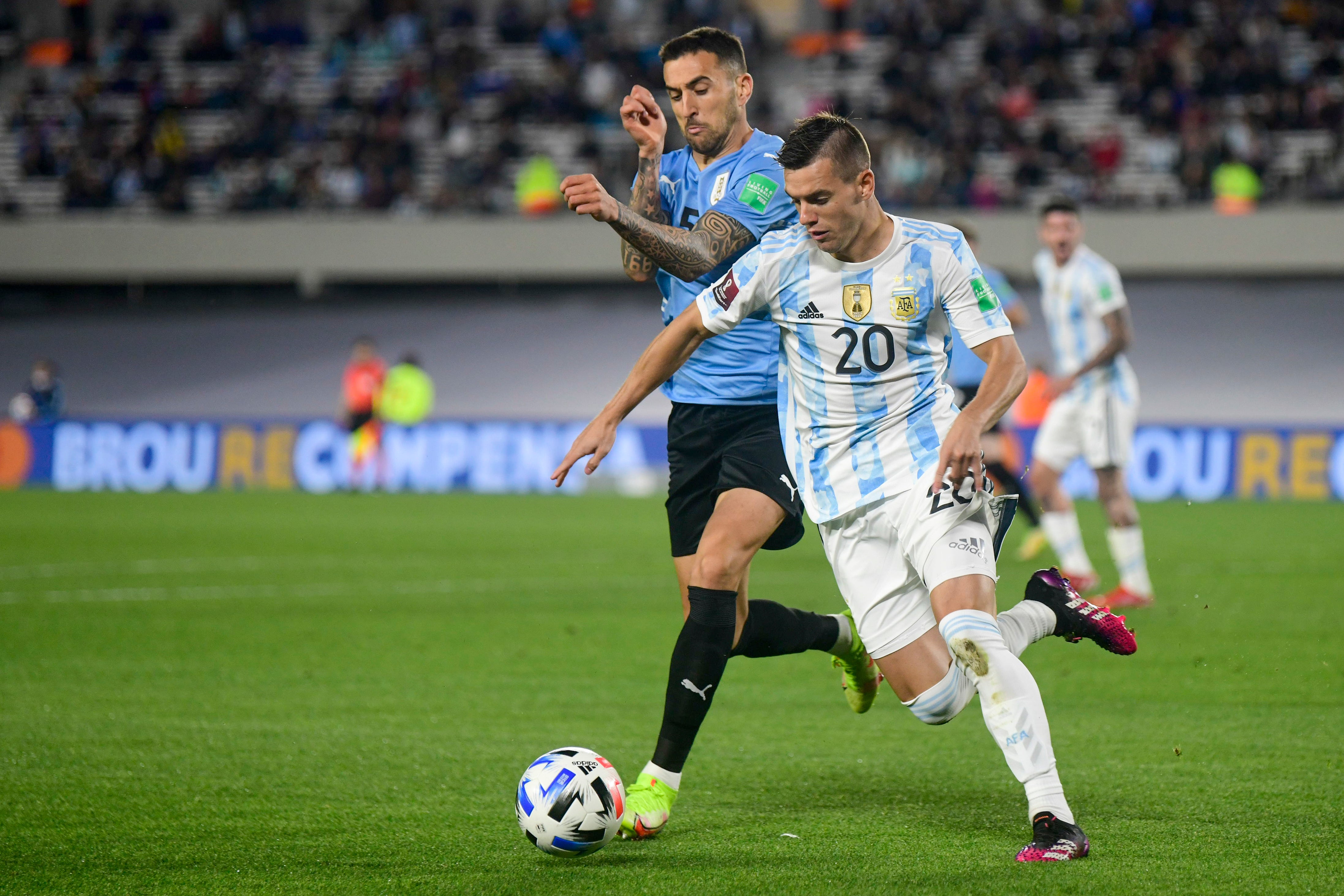 Giovani Lo Celso was one of four players to travel to South America for World Cup qualifiers (Gustavo Garello/AP)
