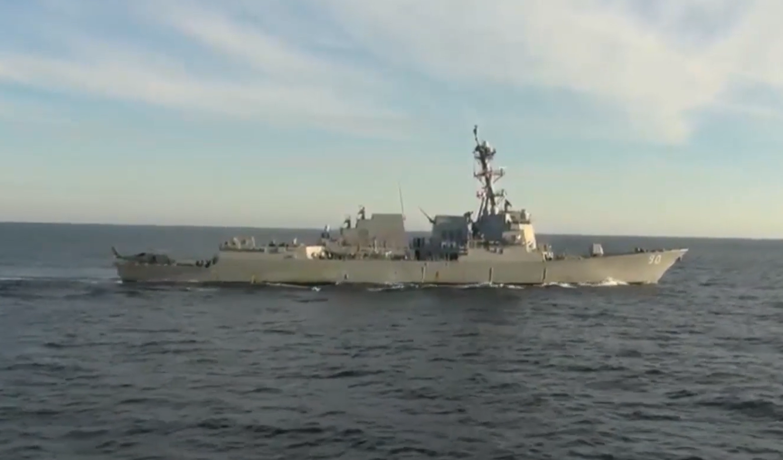 <p> Russia releases video footage of encounter with USS Chafee</p>