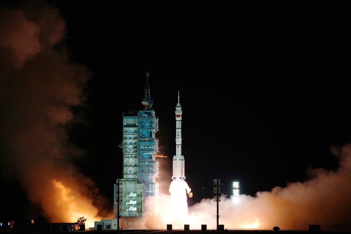 China launches 3 astronauts on 6-month space station mission China launches 3 astronauts on 6-month space station mission