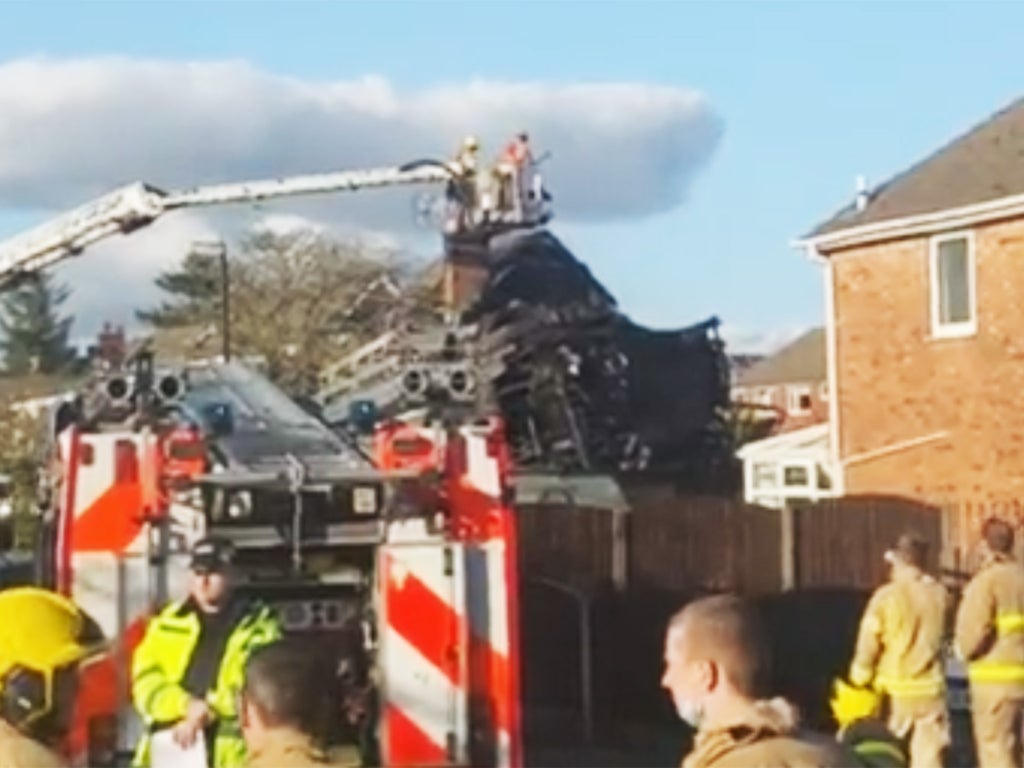 Man dead after house collapses in suspected gas explosion