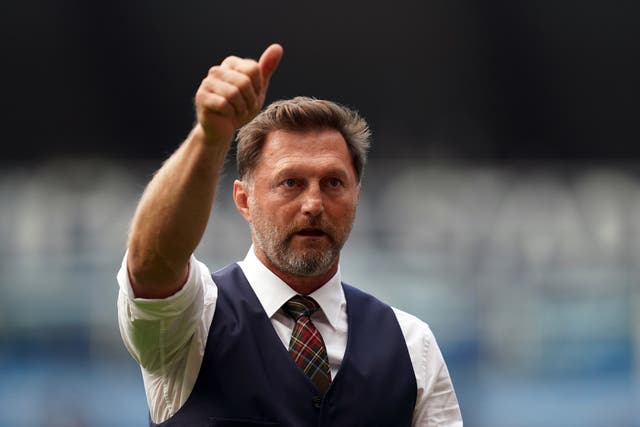 Southampton manager Ralph Hasenhuttl was backed by the club this week and believes that elusive first Premier League win is just around the corner (Martin Ricketts/PA)