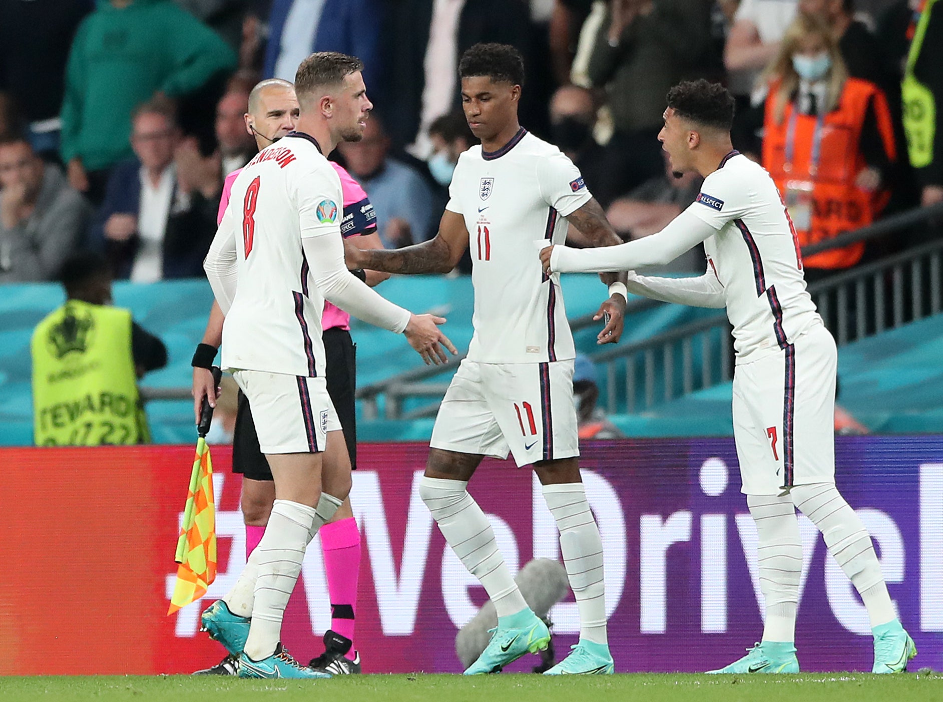 Rashford’s last appearance was as a late substitute for England in the Euro 2020 final against Italy (Nick Potts/PA)