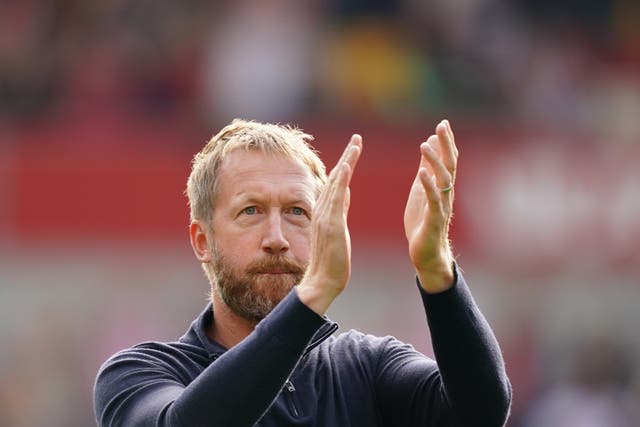 Brighton manager Graham Potter is preparing for a trip to bottom club Norwich (Dominic Lipinski/PA)