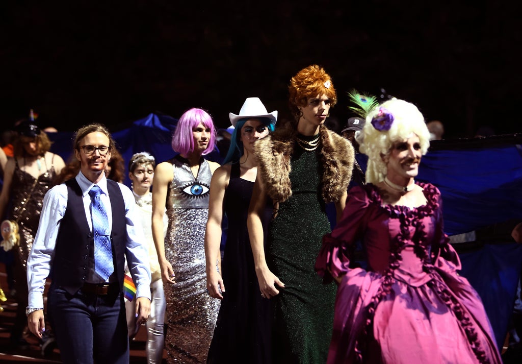 Hail, Mary! High schools halftime show is a drag pageant