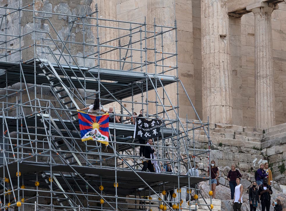BEIJING 2022-PROTESTA EN GRECIA