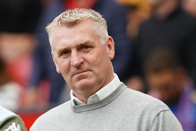 Dean Smith criticised Aston Villa’s game management (Martin Rickett/PA)
