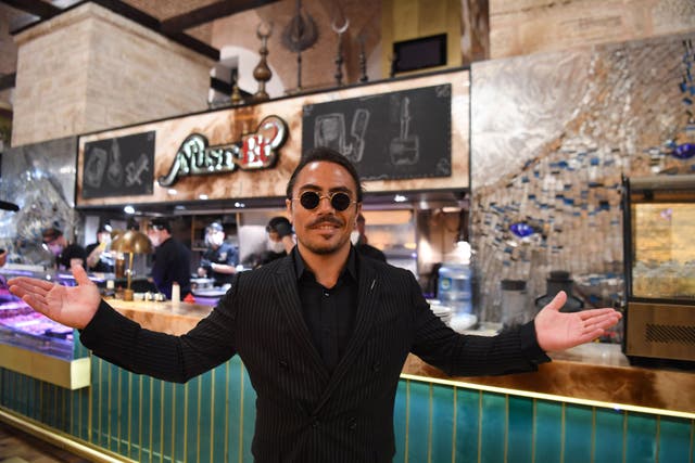 <p>Diner says meal at Salt Bae’s new restaurant isn’t worth the money </p>