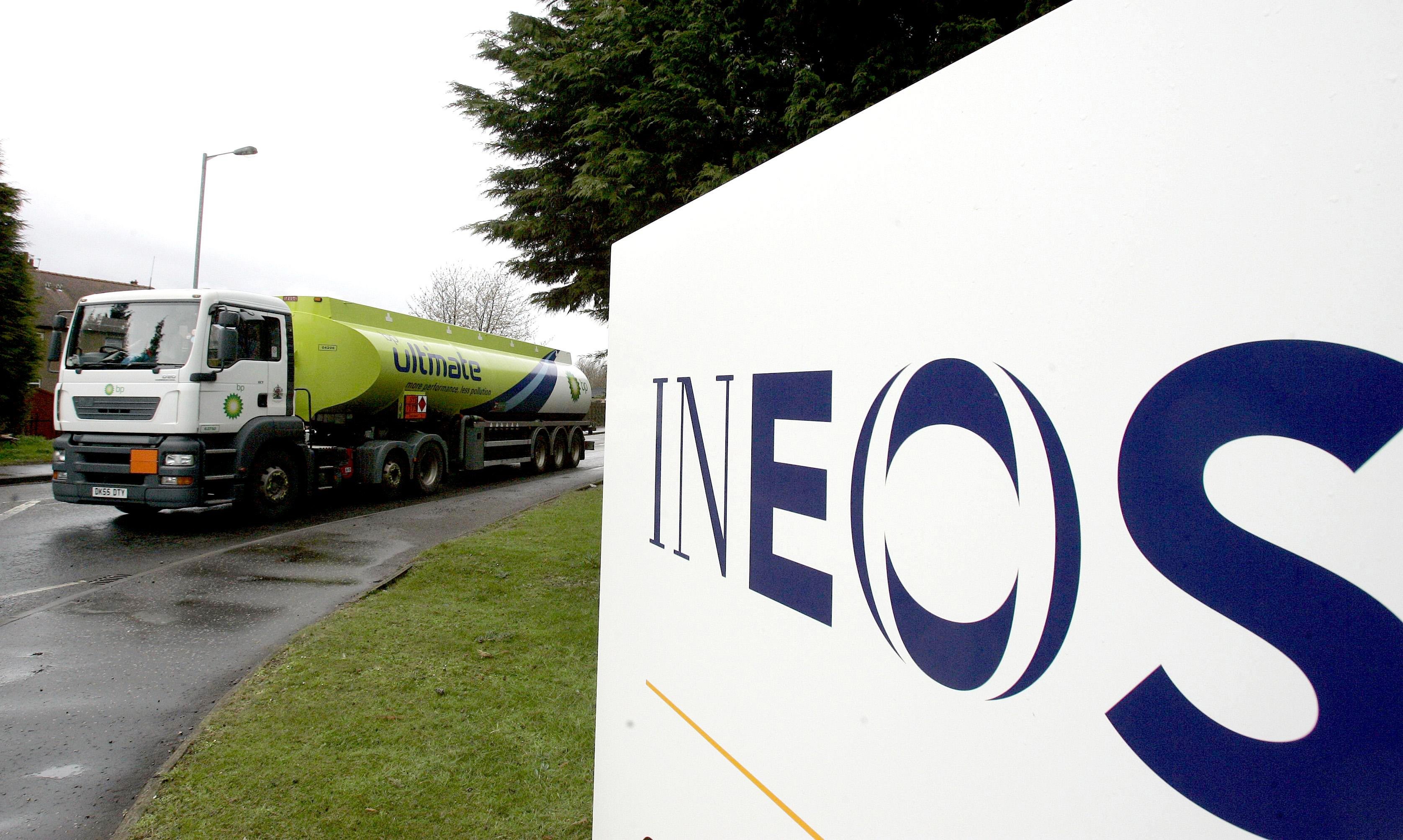 Ineos signage (Andrew Milligan/PA)