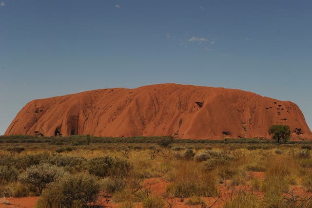 <p>Uluru, formerly known as Ayers Rock</p>