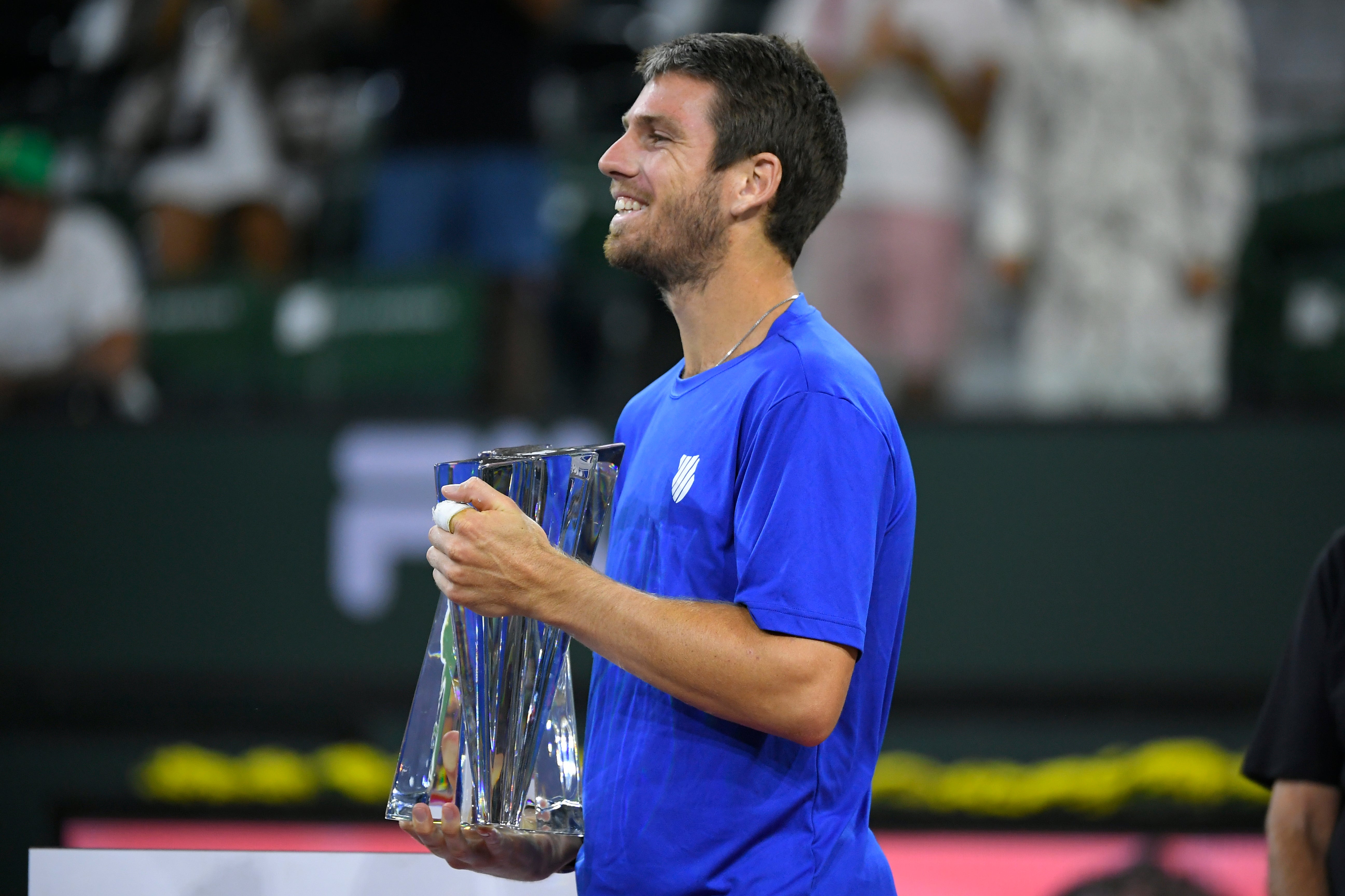 California dreaming: Norrie’s 3-6 6-4 6-1 victory earned him $1.2m and a world No 15 ranking