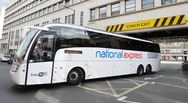 Under the terms of the possible tie-up, National Express would own around 75% of the combined group (John Stillwell/PA)