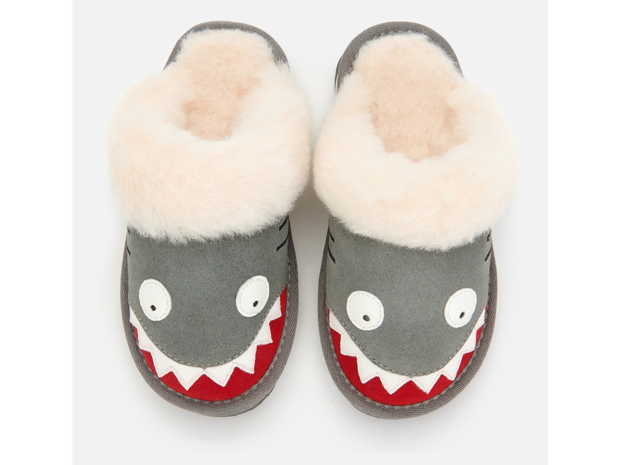 Toddler/Little Kid LULEX Boys Girls Winter Warm Plush Comfy Shark Bedroom Bootie Slippers 