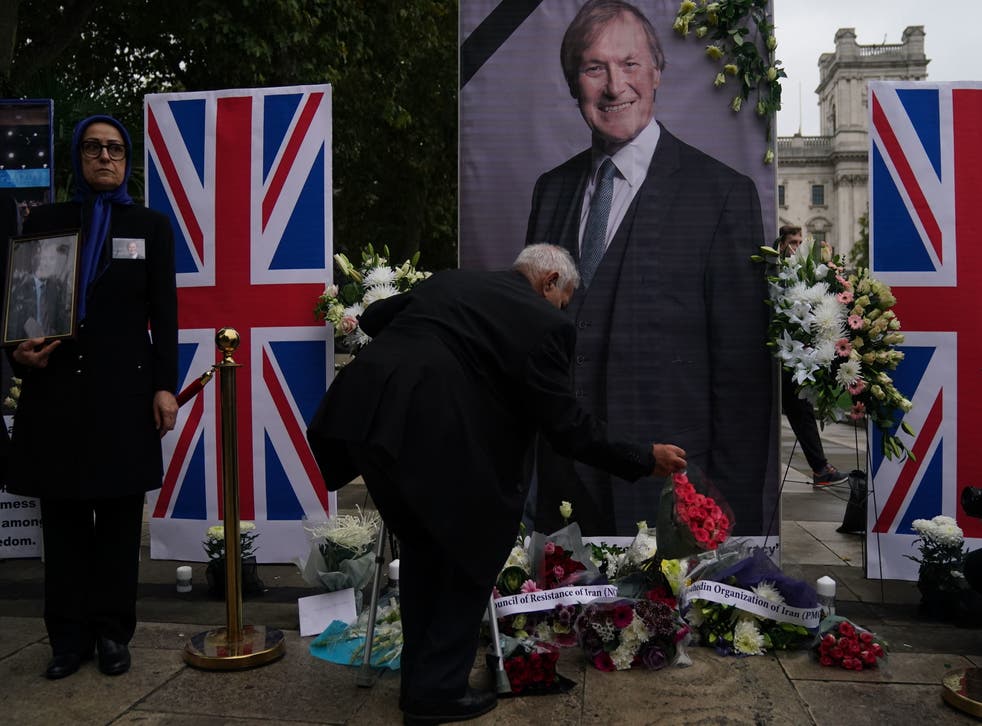 <p>Mr Johnson described Sir David as one of the ‘nicest, kindest and most gentle’ MPs </p>