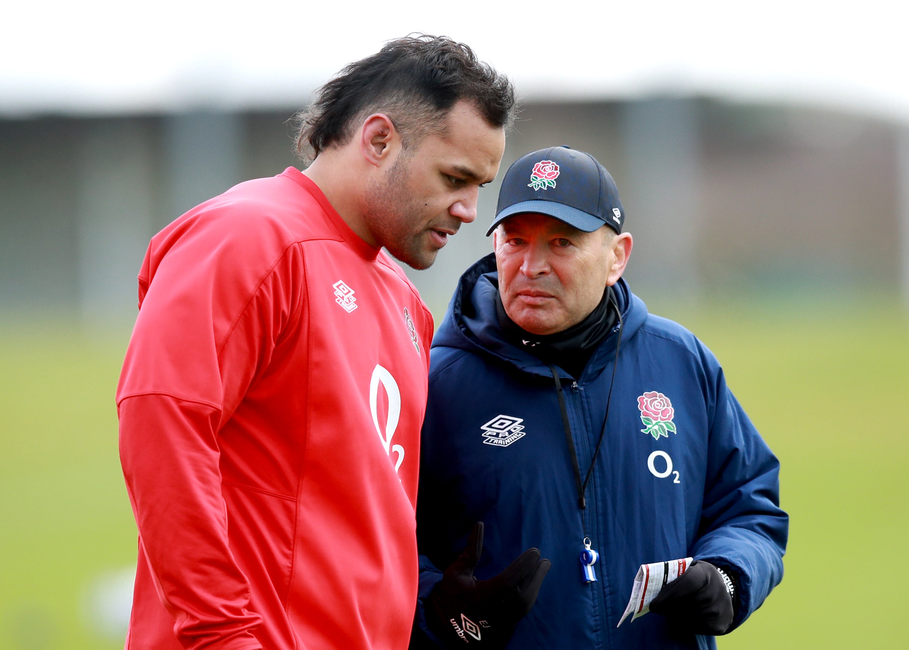 England head coach Eddie Jones (right) wants discarded senior players such as Billy Vunipola to prove their hunger (Dave Rogers/PA)