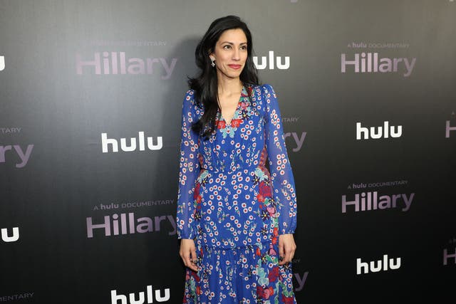 <p>Huma Abedin, former top aide to Hillary Clinton</p>