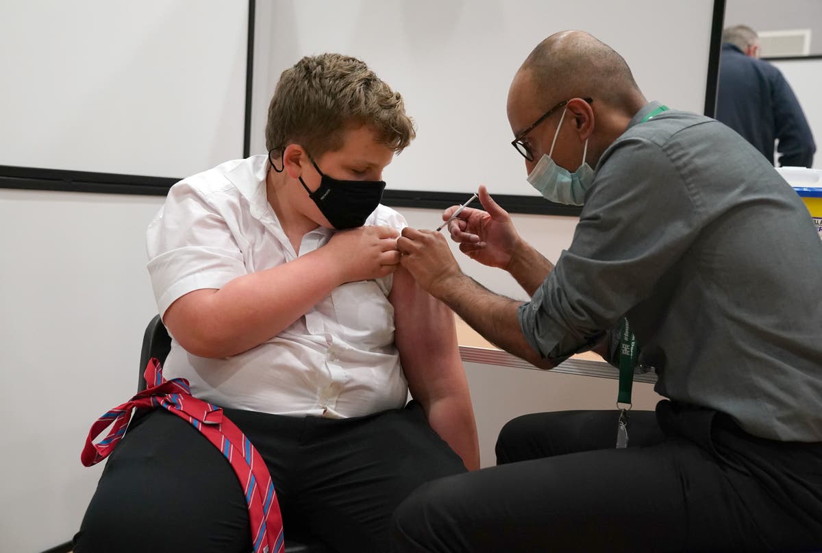 Give young teenagers second Covid jab to curb infections surge, Neil Ferguson tells ministers Give young teenagers second Covid jab to curb infections surge, Neil Ferguson tells ministers