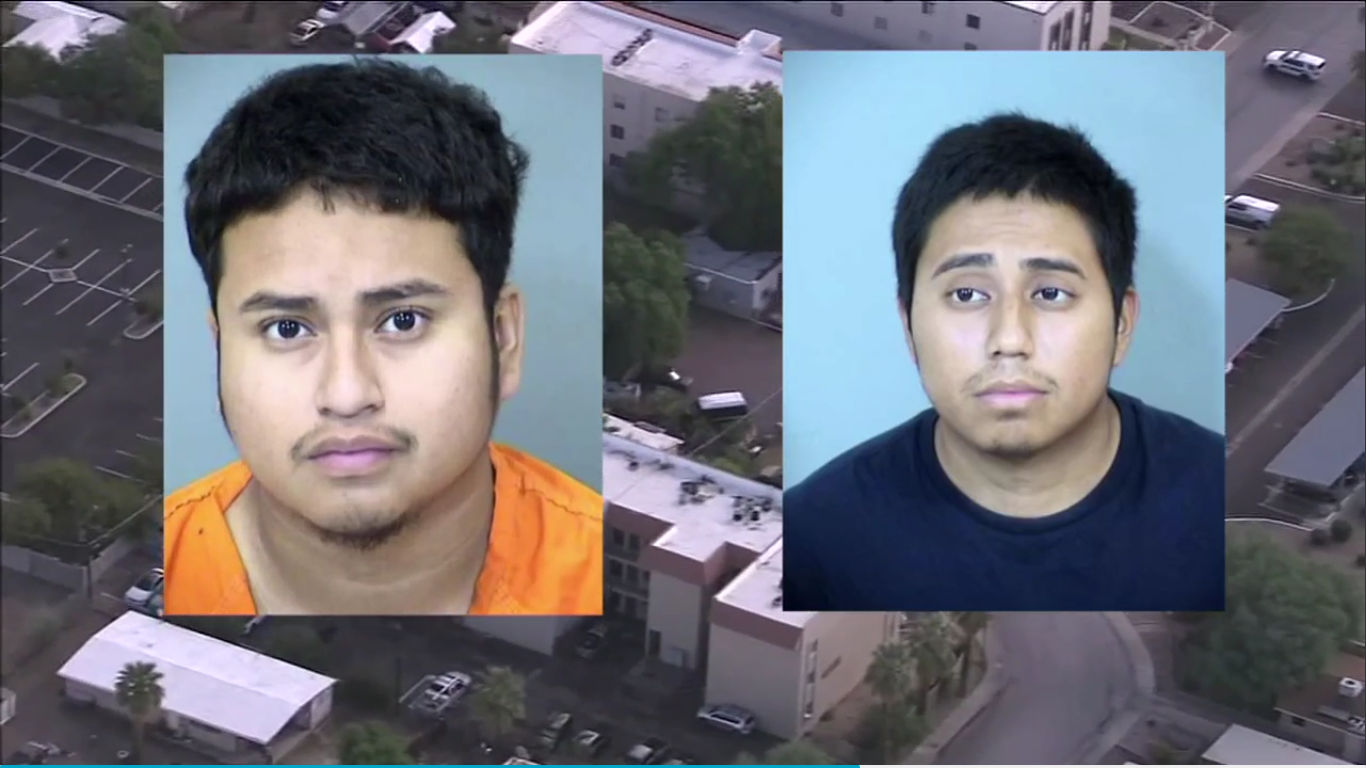 Daniel Blas Torrealba, 21, and his brother Edwin Chavez-Blas, 19, have been arrested in the case