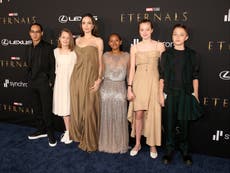 Angelina Jolie’s daughter wears her mother’s Oscars dress to Eternals premiere