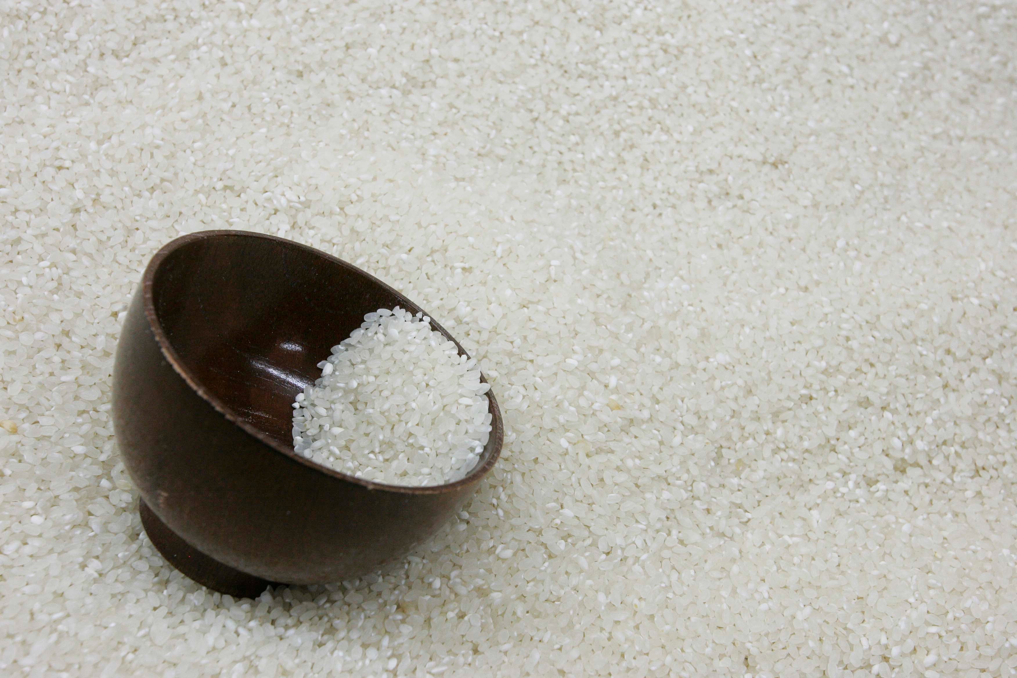 File: Rice is seen at a local supermarket in Shanghai on 7 April 2008