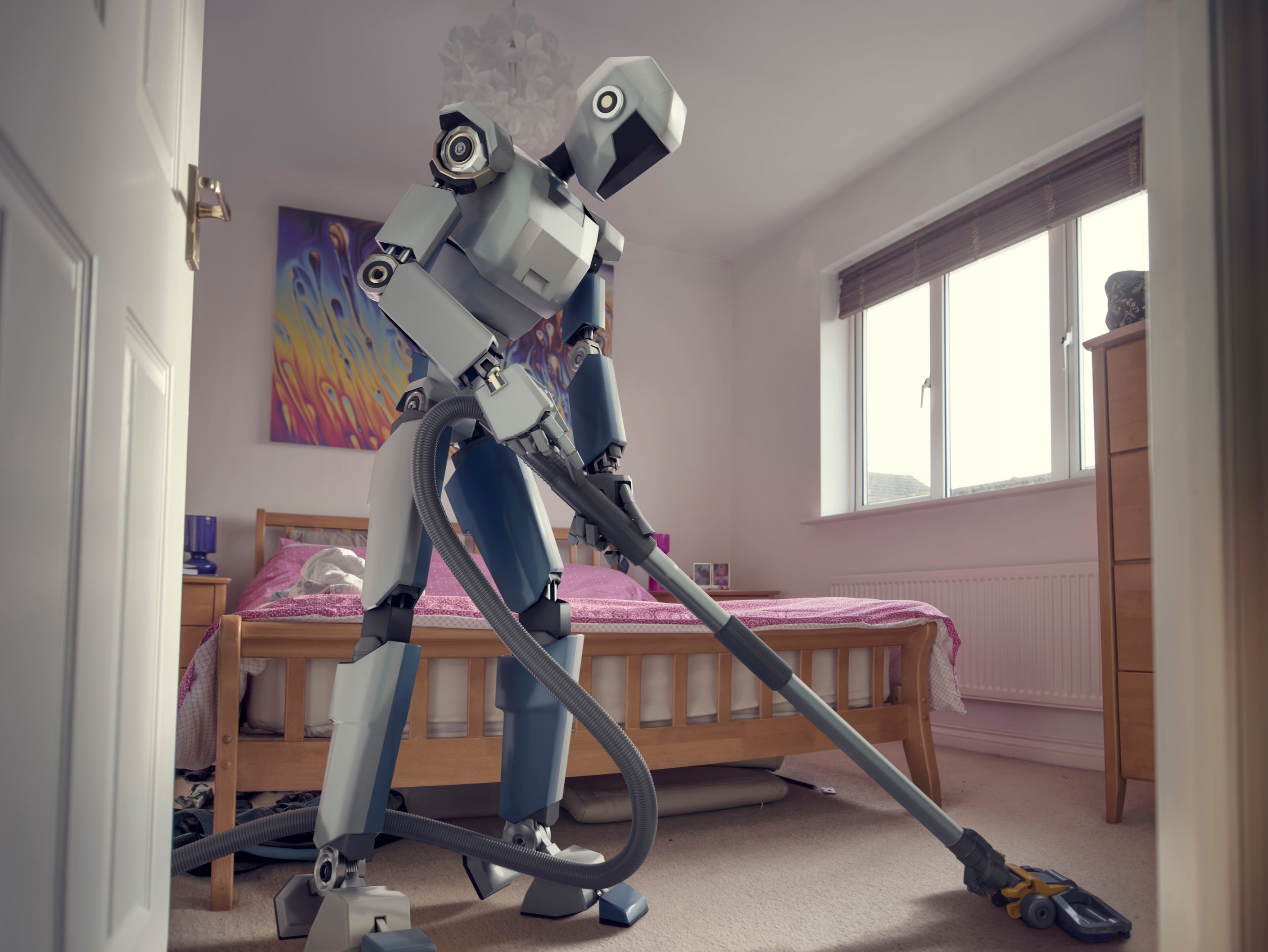 Would a robot keep on cleaning if it found a quicker way to its rewards?