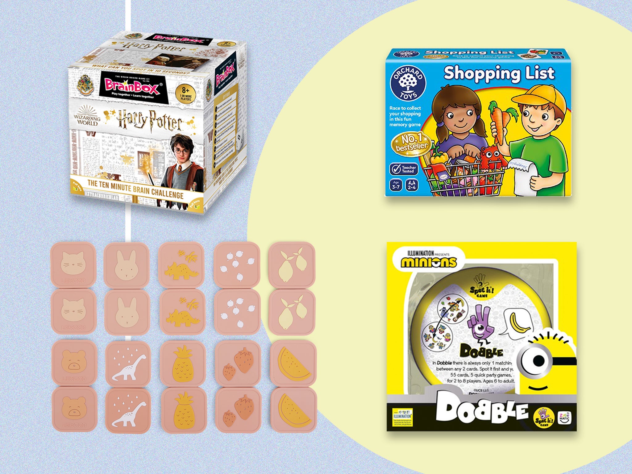 Food Dobble  Food, Simple patterns, Board games