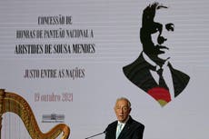 Portugal honors diplomat who saved thousands from Nazis