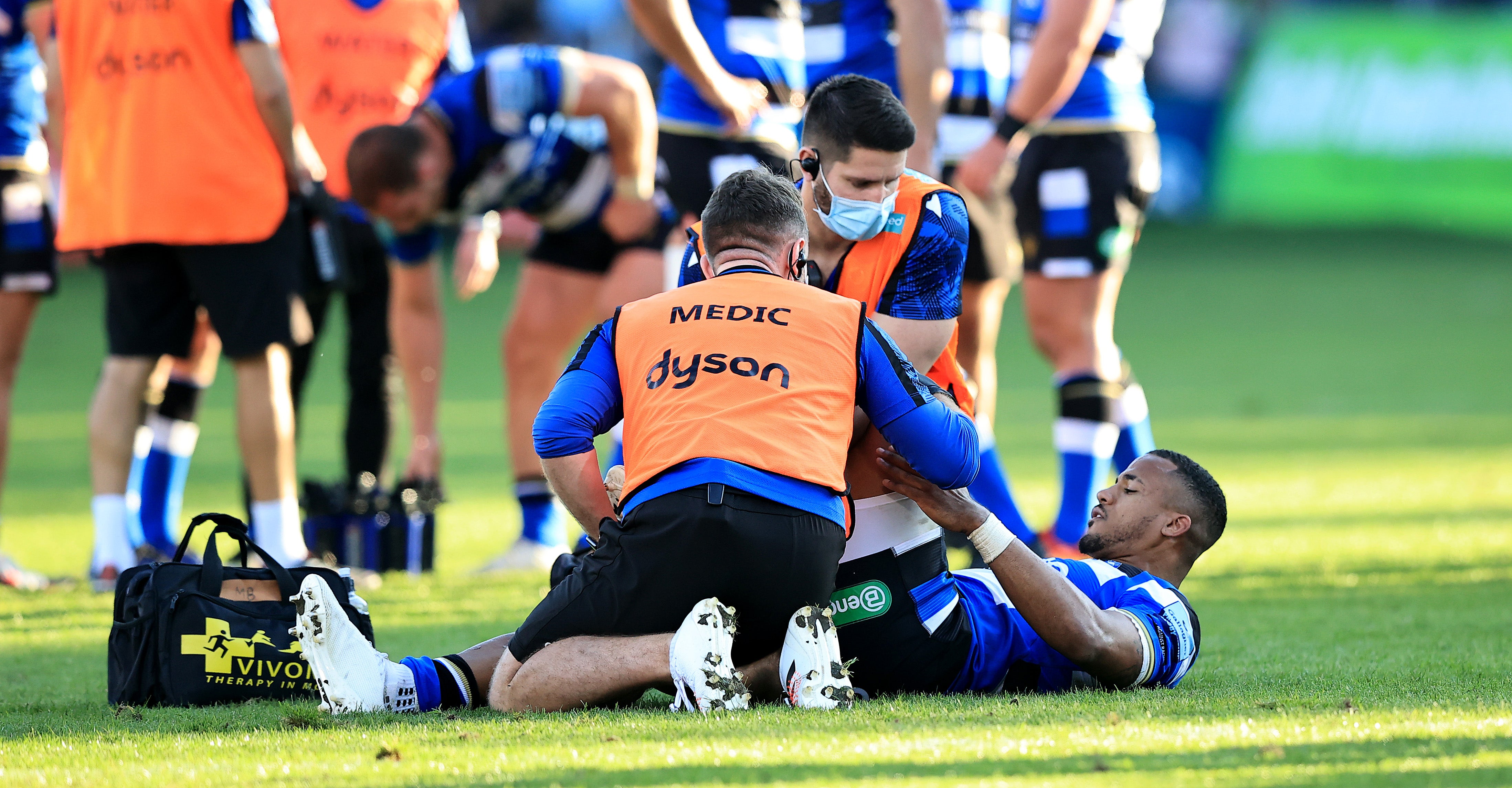 Anthony Watson suffered the injury during a 71-17 defeat to Saracens