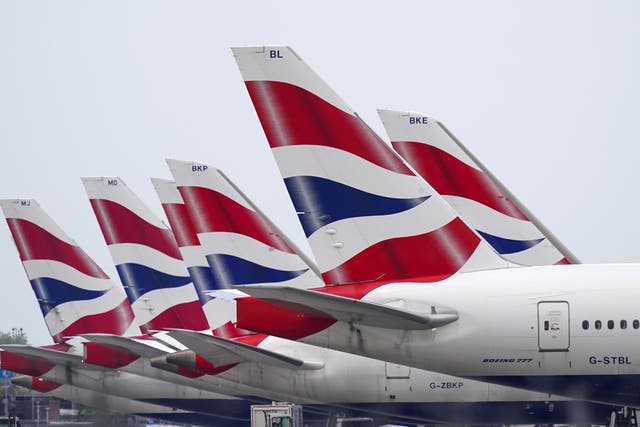 IAG was the biggest loser on the FTSE 100 after Heathrow upped its charges (Steve Parsons/PA)