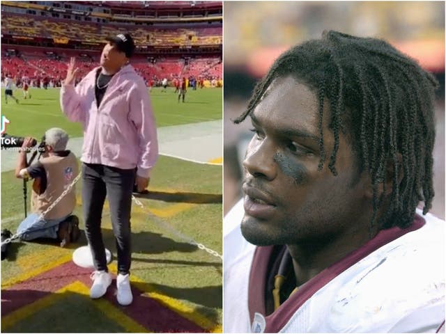 El hermano de Patrick Mahomes, Jackson, se vio envuelto en una controversia después de bailar en un monumento a Sean Taylor.