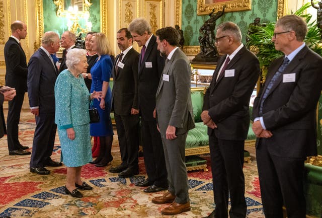 The Queen greets visitors (Arthur Edwards/The Sun)