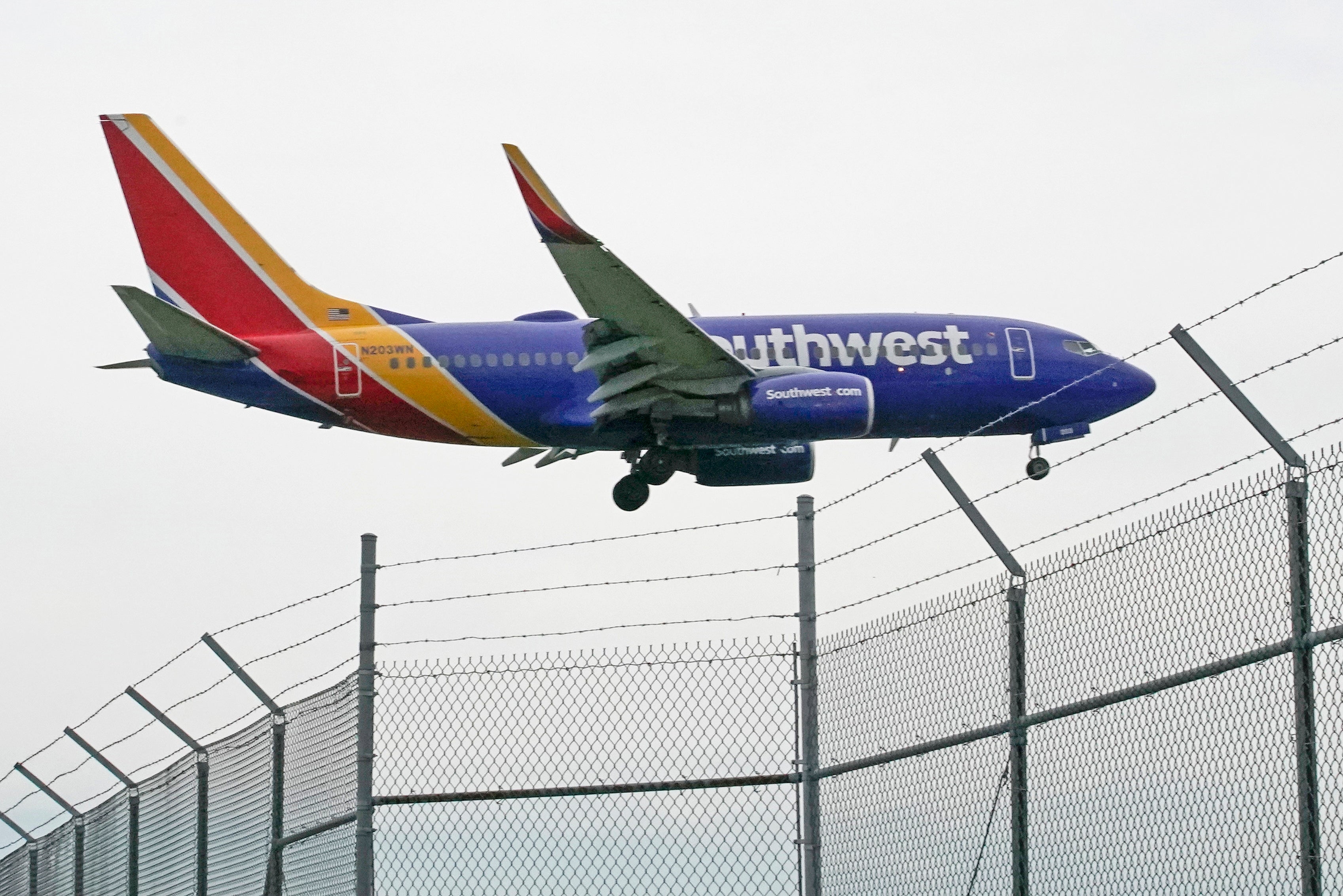 File photo: Southwest Airlines flight lands at General Mitchell International Airport