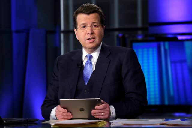 <p>Anchor Neil Cavuto is photographed during his ‘Cavuto: Coast to Coast’ program, on the Fox Business Network, in New York, Thursday, 9 March 2017</p>
