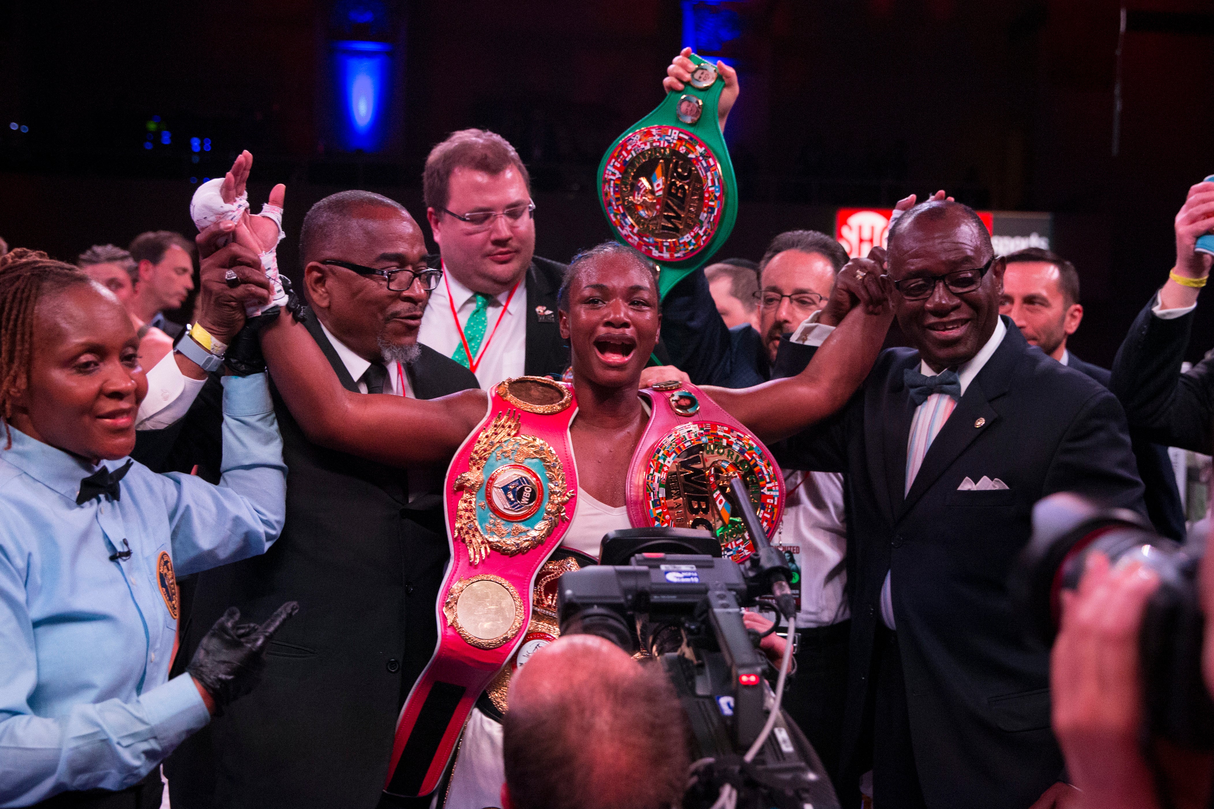 Unified women’s middleweight champion Claressa Shields